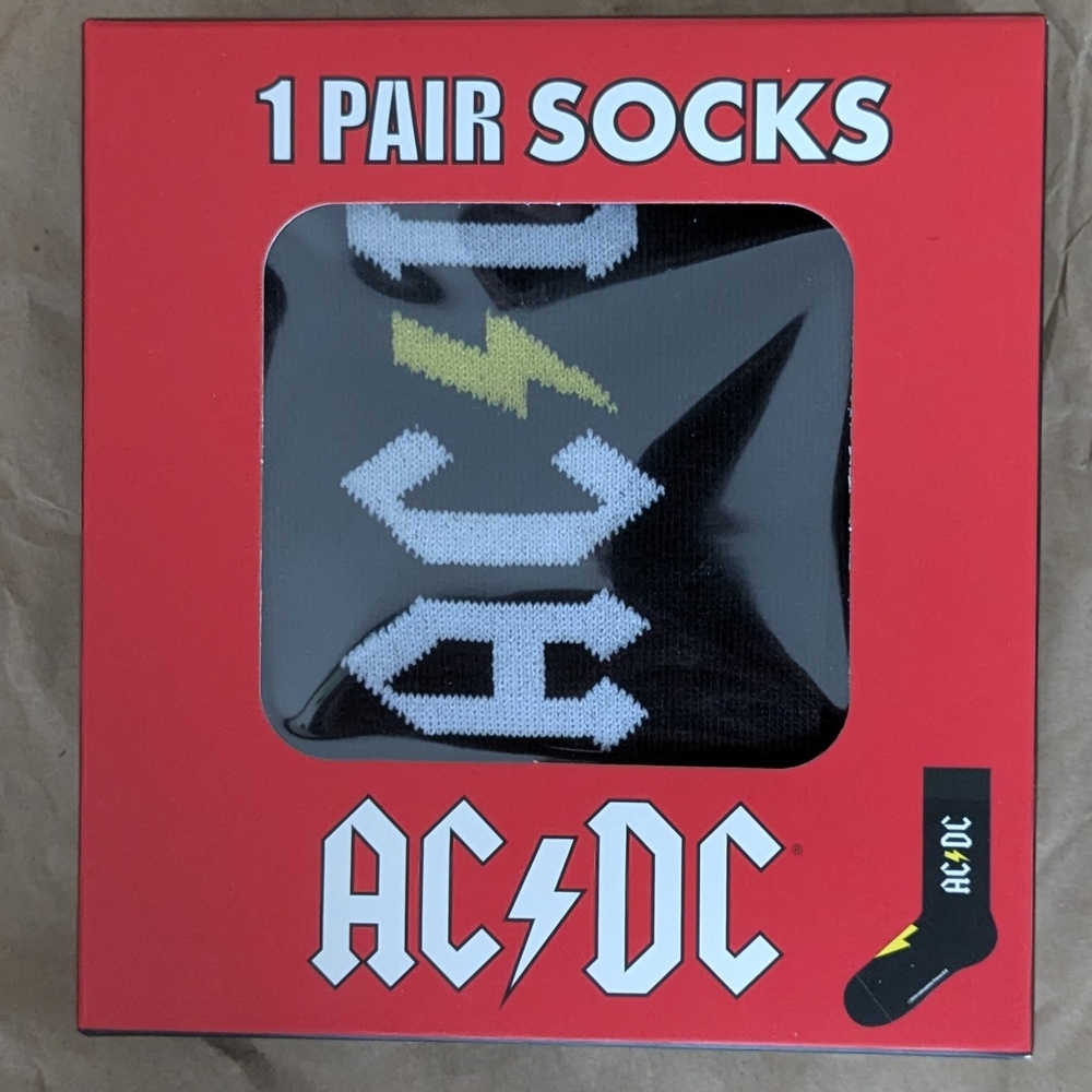 AC/DC Black Socks
